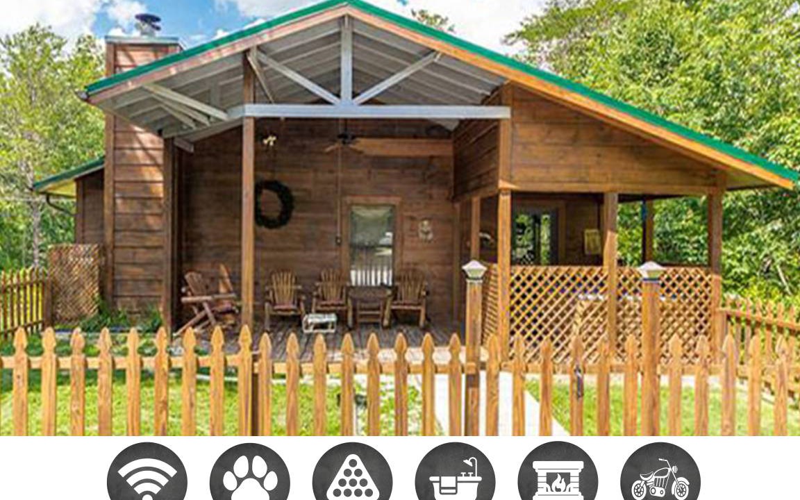 Pigeon Forge Cabin | 114 m² Cabin ∙ 2 bedrooms ∙ 6 guests