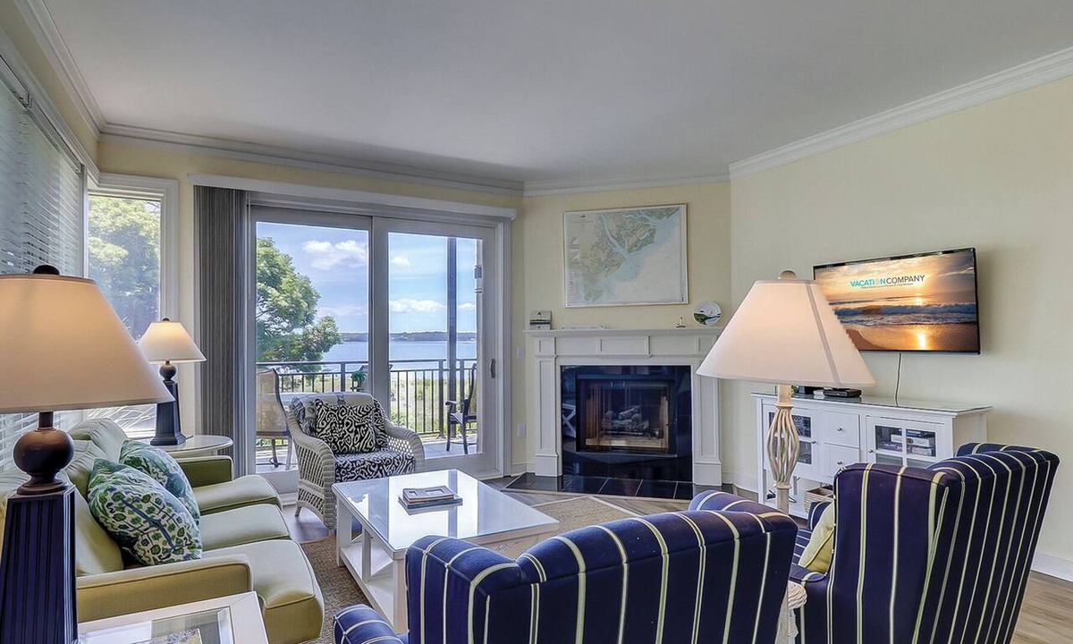 South Beach Condo | 1909 S. Beach Club - Stunning Sunset Views over Calibogue Sound