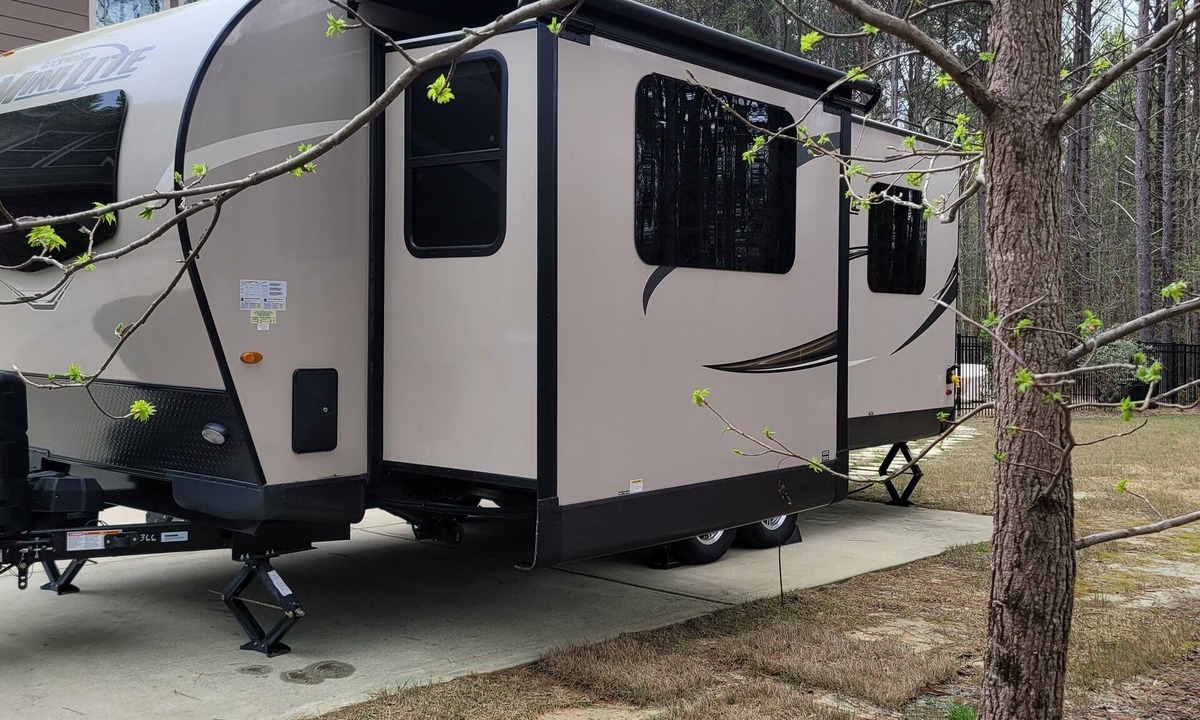 Tucker House | 2020 travel trailor which we deliver to surounding campgrounds, speedways ect..