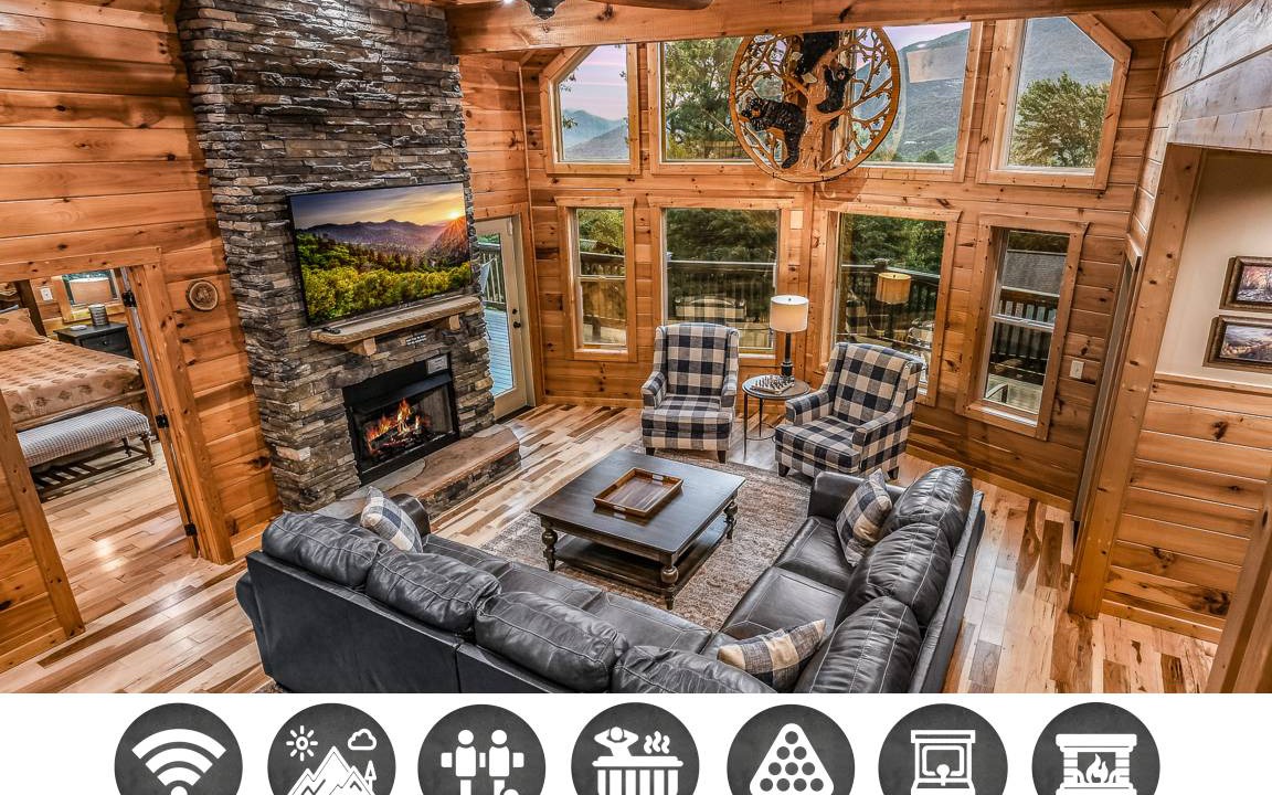 Wears Valley Cabin | 297 m² Cabin ∙ 3 bedrooms ∙ 12 guests