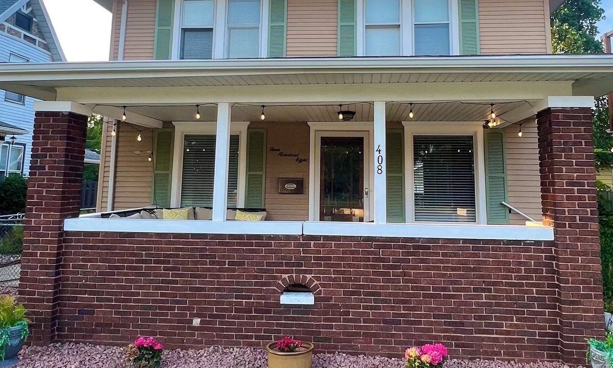 Mishawaka House | 3 mi. to Notre Dame Campus-Historic charm on Mishawaka Riverwalk with cozy patio