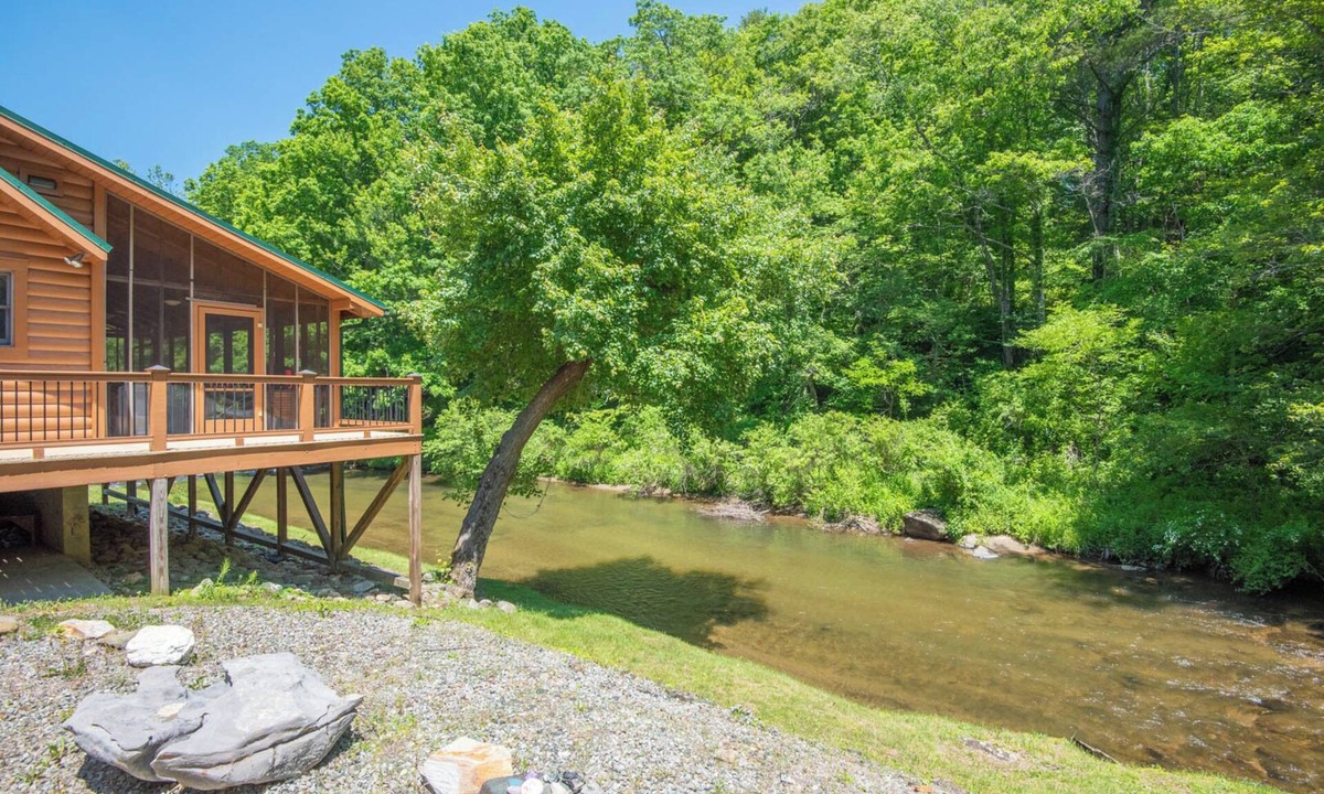 Laurel Springs Cabin | 30+ Acres to Explore | Cabin at Cranberry Mill | Trout Stream Just Feet Away