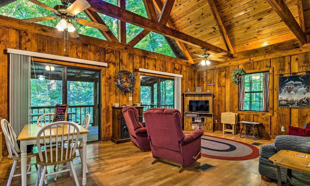 Tellico Plains Cabin | 5 Acres, Backyard Creek! Cabin in Tellico Plains