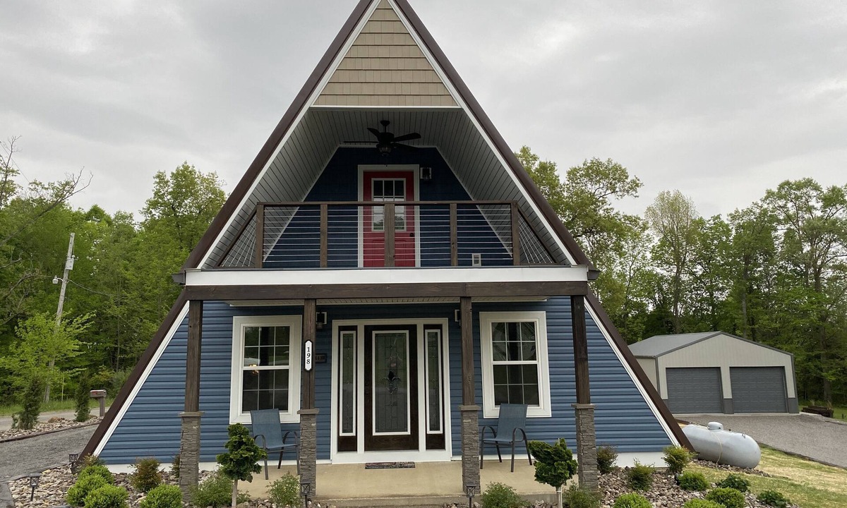 Falls of Rough House | A-Frame of Mind is a perfect cozy getaway in a lakeside community!