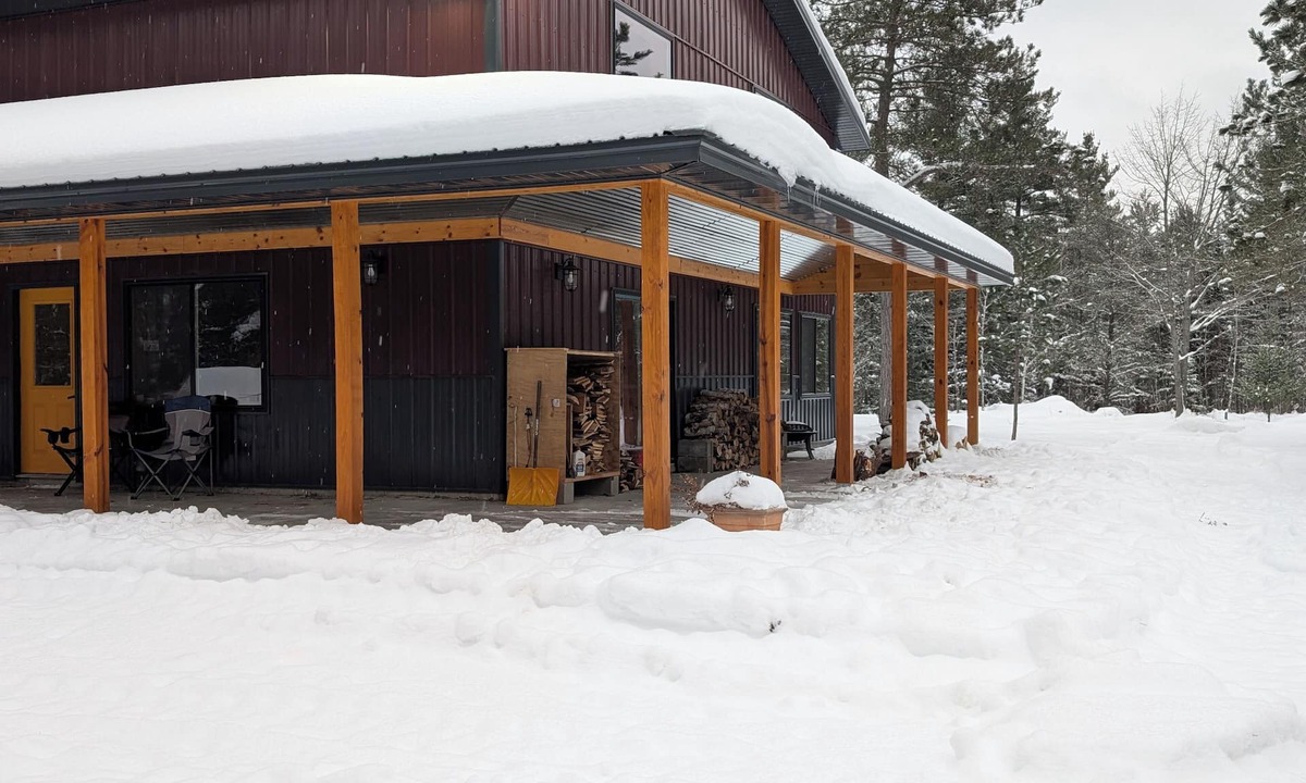 Brimley House | Barndominium in RACO, located very close to trails.