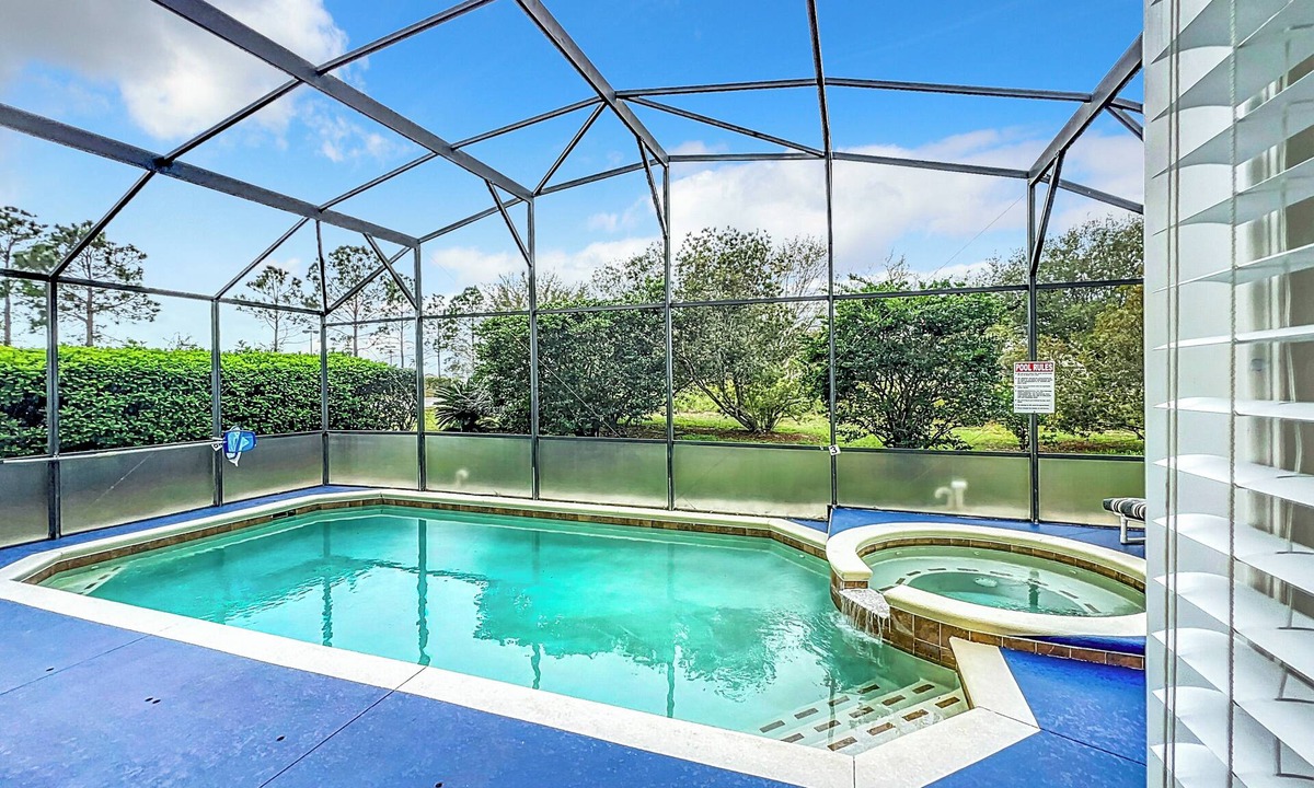 Four Corners House | Beach Themed Vacation Pool/Spa Home/Close To Disney
