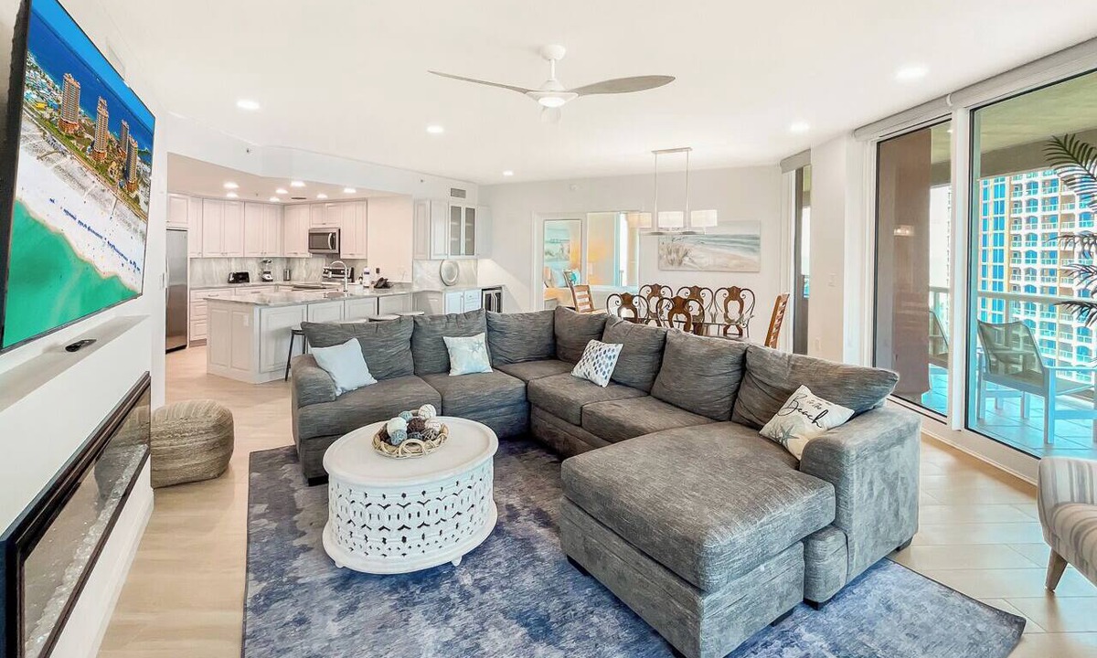 Pensacola Beach Condo | Beach Views @ Portofino! Steps to the Beach!
