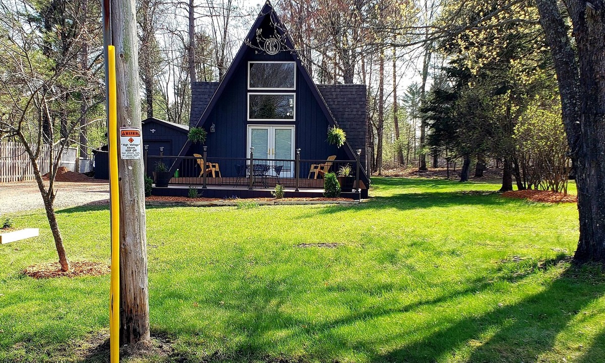 Hatfield Cottage | Beautiful A Frame Cottage located right on the ATV Trail-short walk to the Lake!