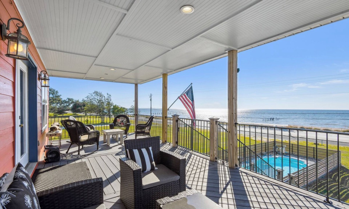 Hancock County House | Beautiful beach home. With a private gated pool.