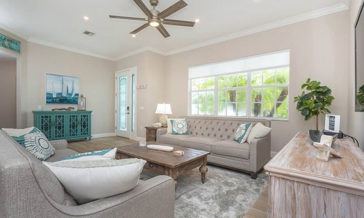 Englewood East House | Beautiful Coastal Style 3 Bed Heated Pool Home close to Englewood Beach