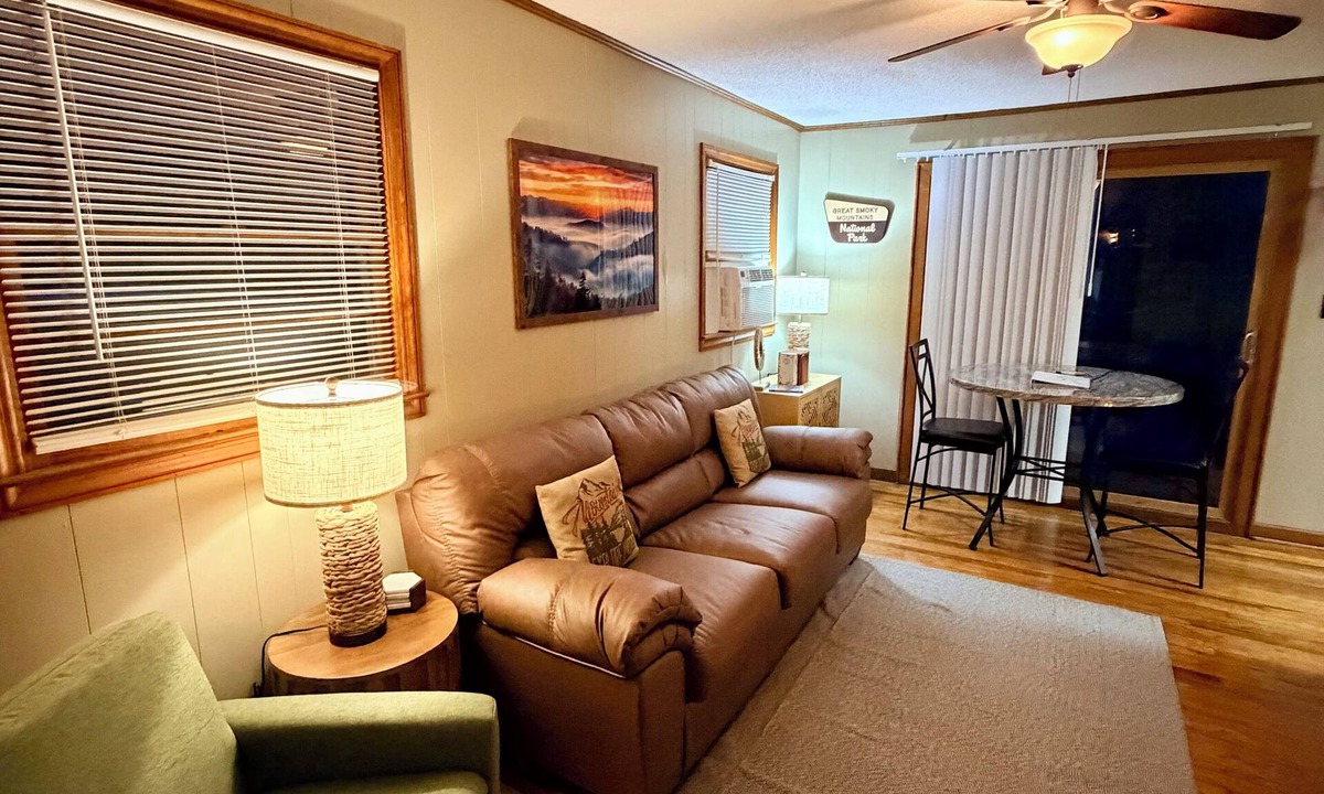 Maggie Valley Cottage | Beautiful Creekside Cottage with Private Deck in Maggie Valley