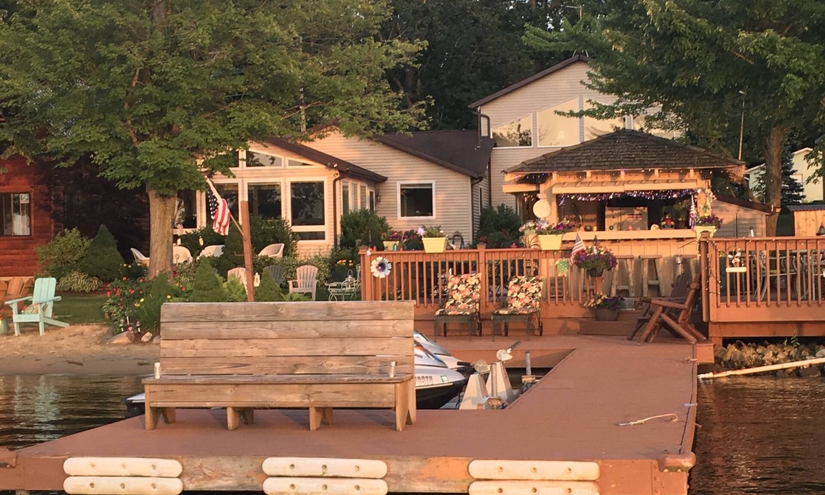 Grand Junction House | Beautiful Lake Home with Tiki Bar for EXTRA FUN Home is governed by Ordinance