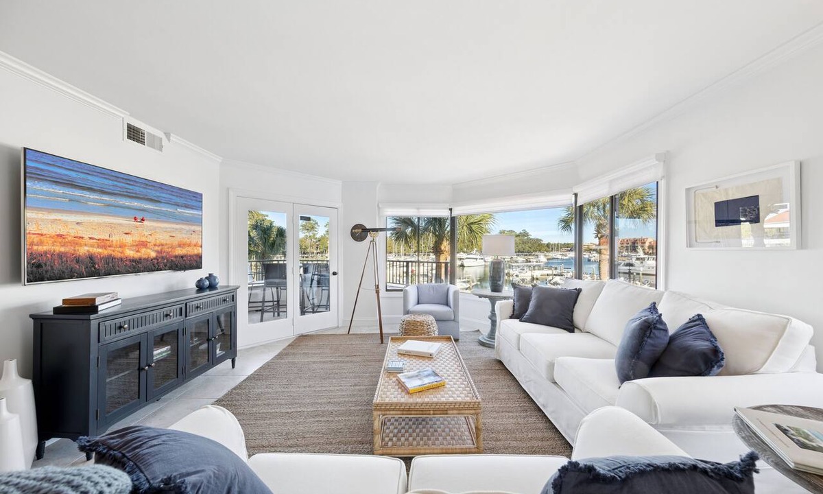 Shelter Cove Condo | Beautiful Water & Marina Views, Bike to Beach!