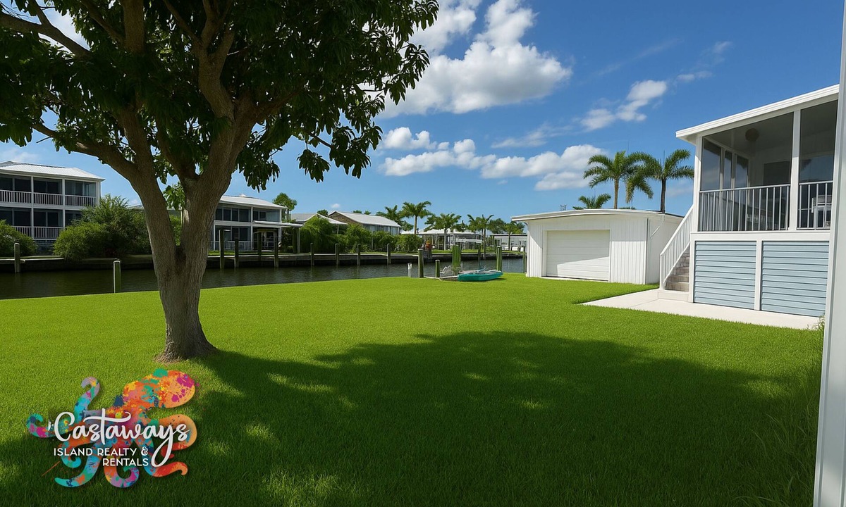 Saint James City House | Blue Heron is your waterfront 3BR/2BA getaway with boat lift, huge seawall