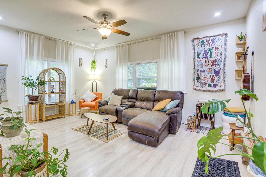 Republic House | Boho Home w/Deck & Yard in Republic, Pets Welcome