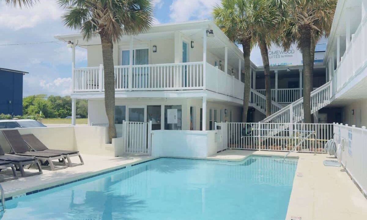 Downtown Myrtle Beach Apartment | Boutique on the beach, Studio #117 + Pool