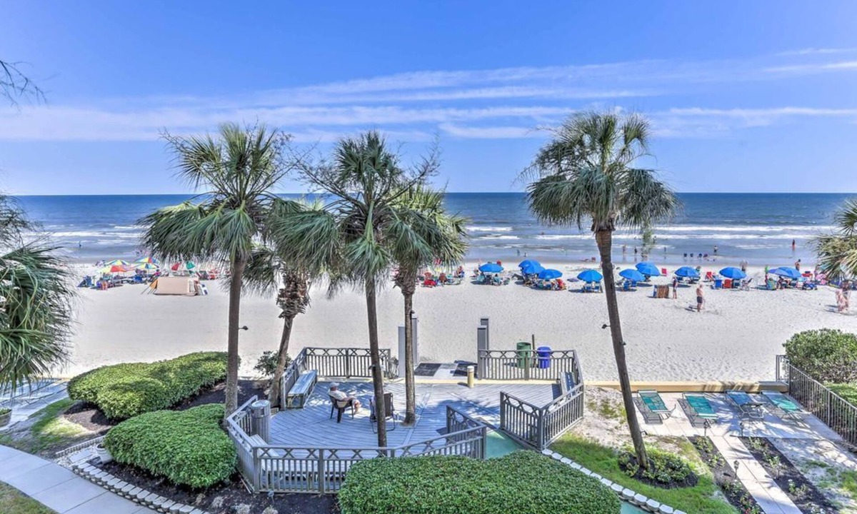 Myrtle Beach Condo | Brigadune*#14A OceanFront*Beautifully Remodeled*Grill*Heated Pool*Picnic Area
