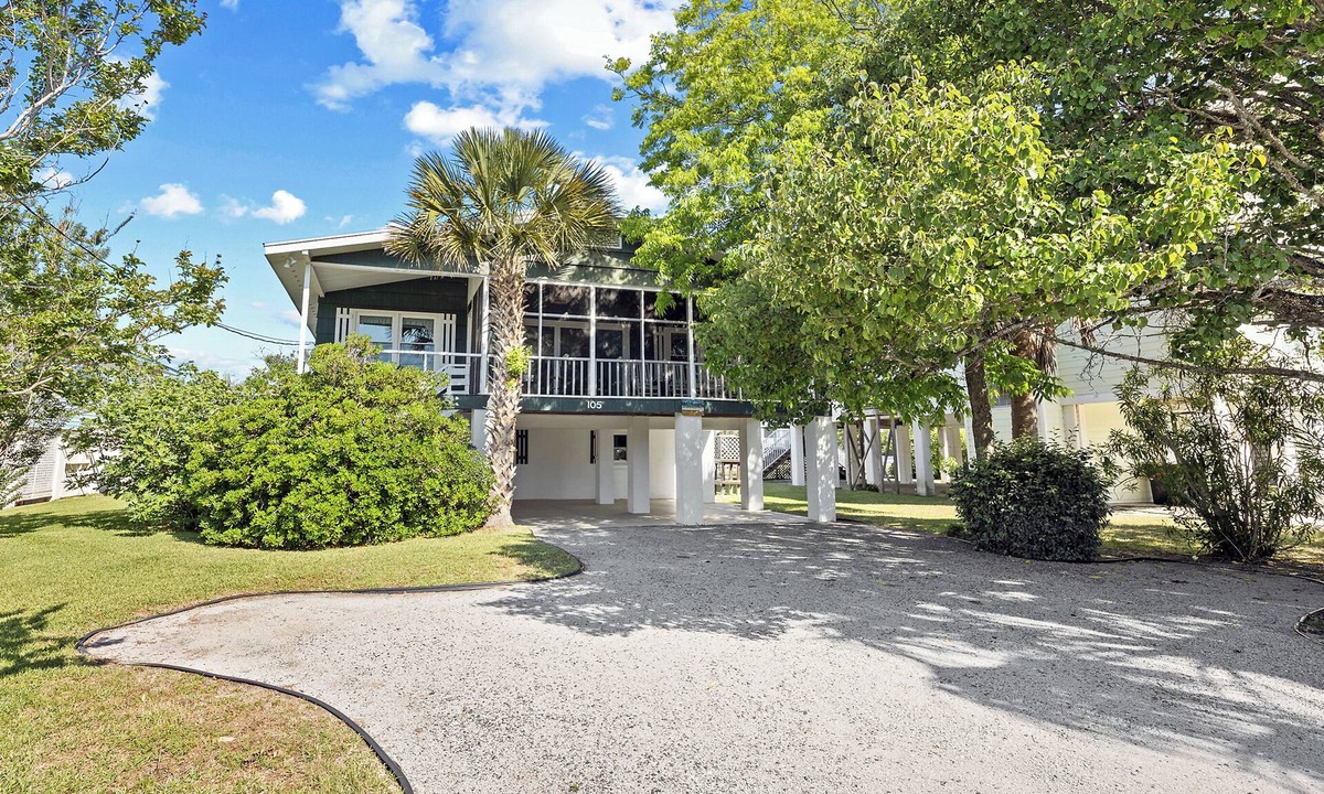 Litchfield by the Sea House | Canal Front Beach House, Screened Porch, 2 TV Dens, Dock, Short Block from Beach