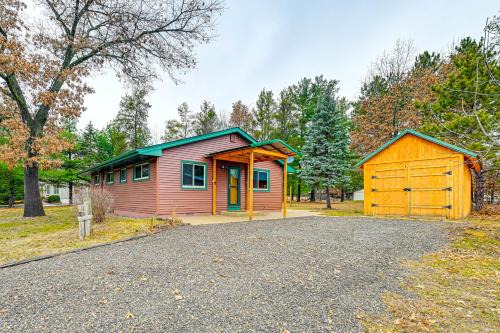 New Lisbon House | Canal-Front Cabin: Dock & Fire Pit in New Lisbon