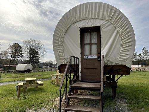 Lillington House | Charming Covered Wagon Retreat for Four in Lillington, North Carolina