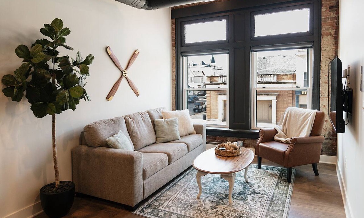 Troy Apartment | Charming Downtown Troy Stylish Loft Superhost