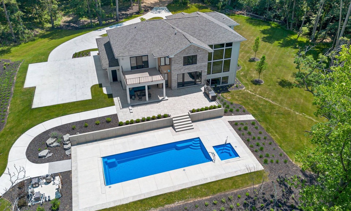 Stevensville House | Contemporary 26-Acre Estate, Private Beach, Pool