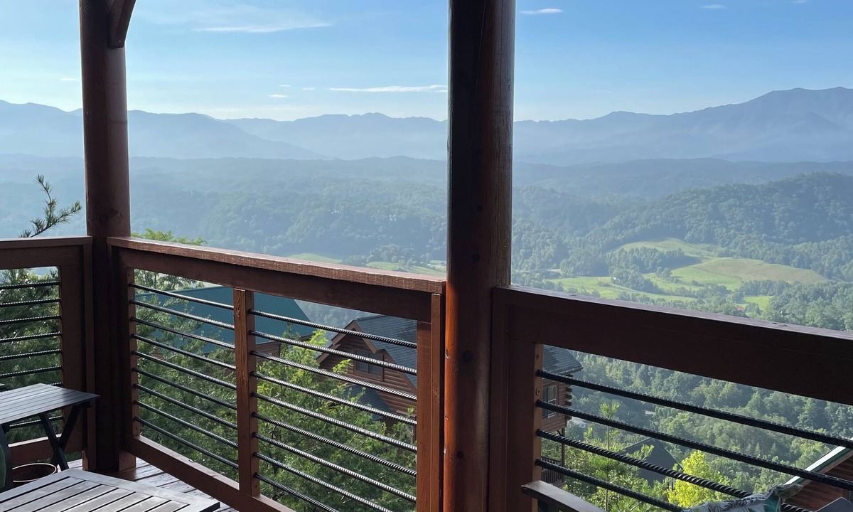 Sevierville Cabin | Couples Dream Getaway! Unobstructed Views of the Smoky Mountains National Park!