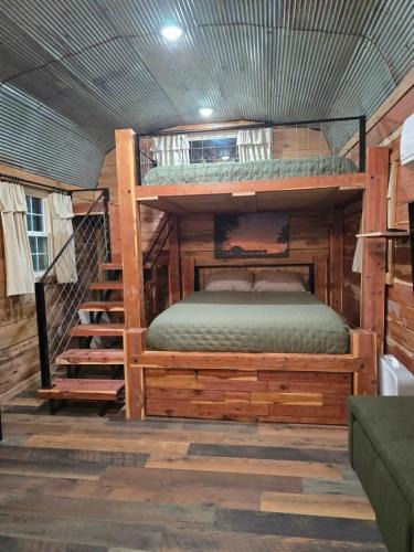 Marshall House | Cozy 1-BR Cabin with Kid's Loft & Hot Tub on Buffalo Farm