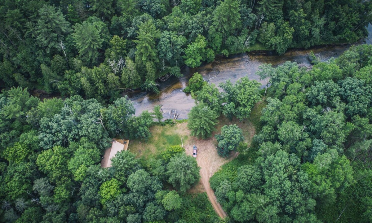 Branch Cabin | Cozy Cabin on Pere Marquette River Great For Fishing on 700 Acres