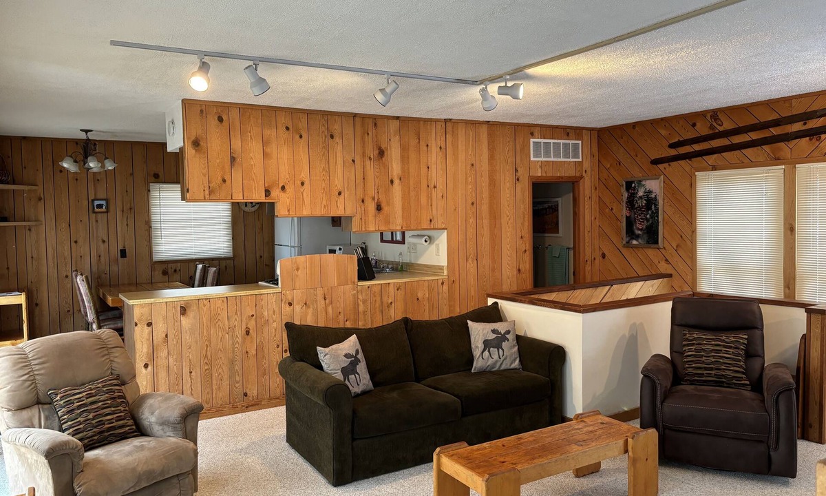 Boyne Falls House | Cozy Cabin, View of Boyne Mountain! Skybridge, Snowboard, Ski, Golf, Bike, Hike!