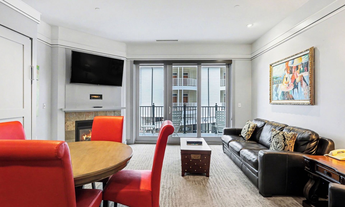 Bay Harbor Condo | Cozy Lodge Suite 258 in Bay Harbor, MI—ideal for couples seeking a relaxing getaway.