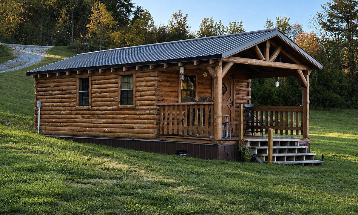 Kerr Apartment | Cozy log Cabin Retreat on 12 Acres, Gazebo, Fire Pit & Starlink WiFi