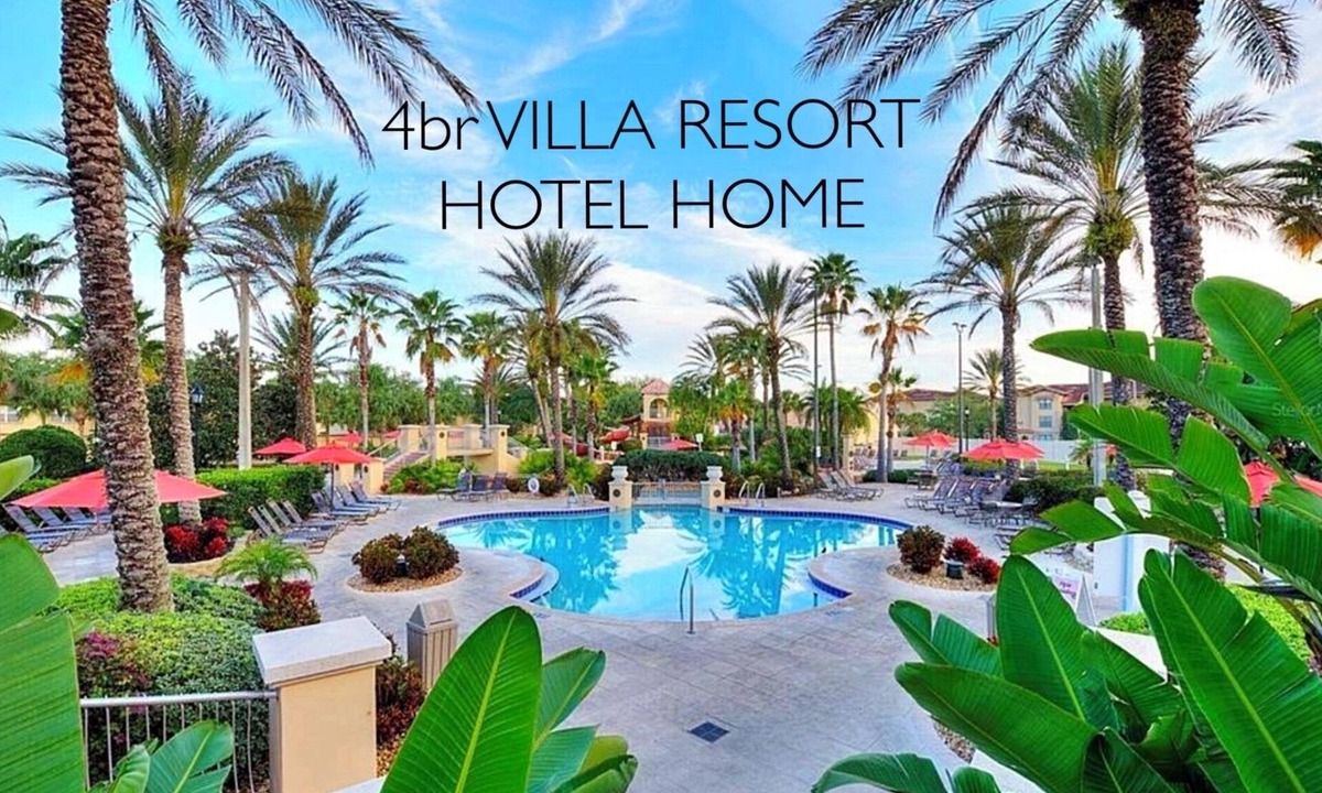 Wellington Villa | Disney Area Resort Hotel Home! Magical Villa! Free Parking! Waterpark! Pool!