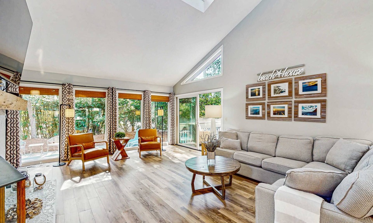 Oceanside House | Fully Renovated Sea Pines Home w/Private Pool Six Rows from the Water - Dogs OK