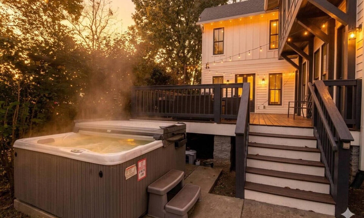 Eastwood House | Grand East Nash 4BR-Hot Tub & Deck!