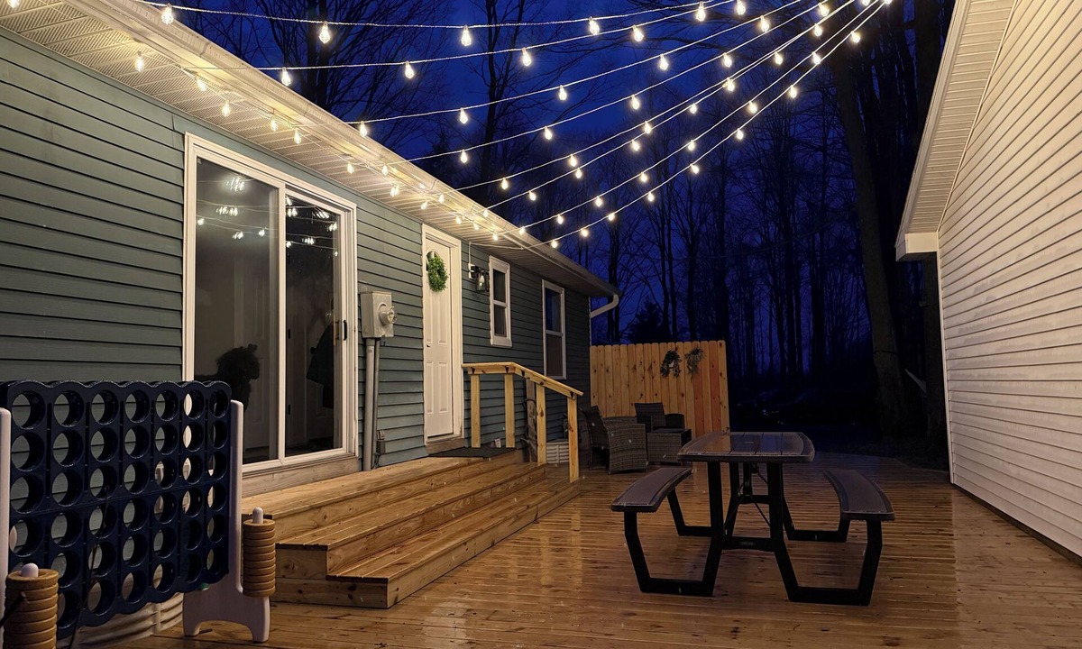 East Jordan House | Home on Hill with woods, valley views, fire pit, game room