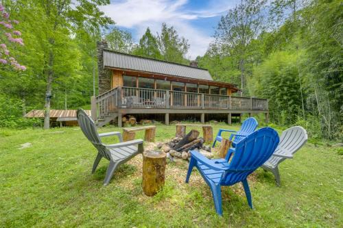 Canton House | Hot Tub, Fire Pit: Waynesville Getaway Near Hiking