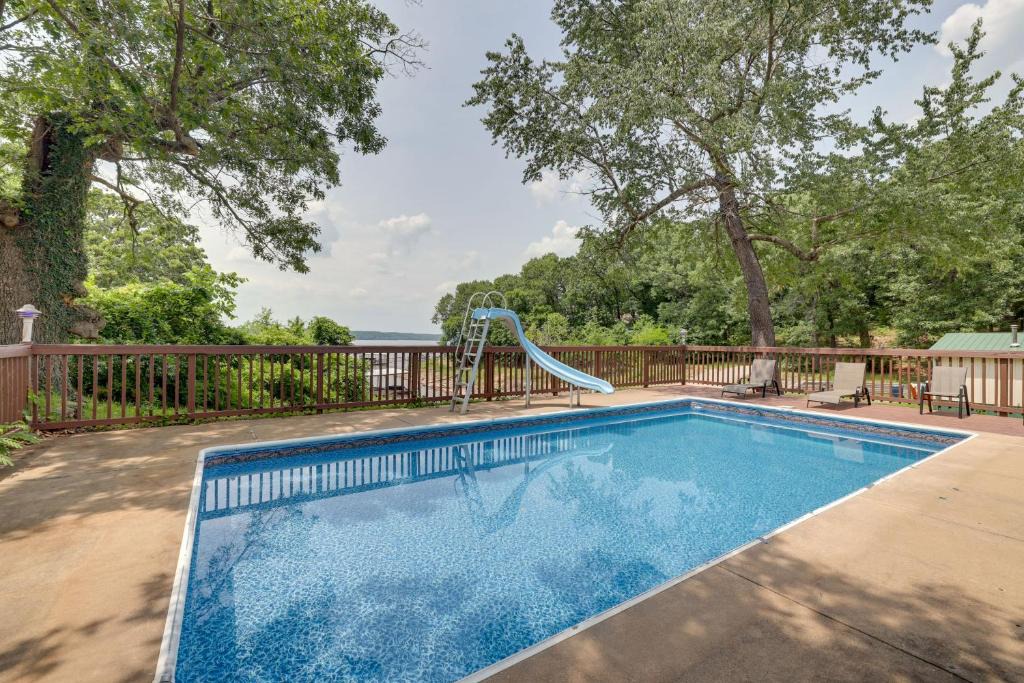 Grove House | Hot Tub, Pool, Dock: 2 Cabins Lakeview Grand Lake