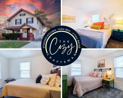 Fort Wayne House | King Bed, Stocked Kitchen, Easy Driveway Parking, 2mi to Downtown & Coliseum