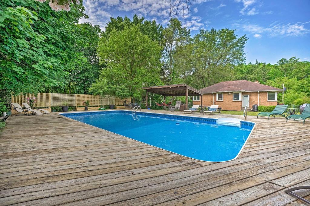 Michiana House | Lake Michigan Hideaway: Pool, Steps to Beach!