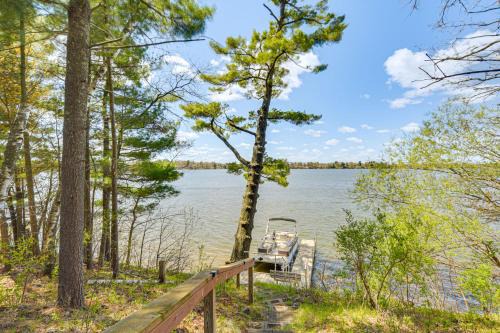 Chetek House | Lakefront Chetek Haven: Dock, Screened Gazebo