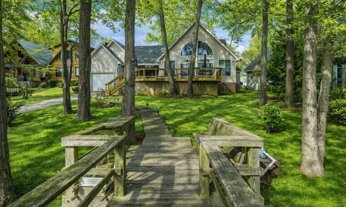 Newberry Shores House | Lakefront Retreat | Dock + Sunset Views
