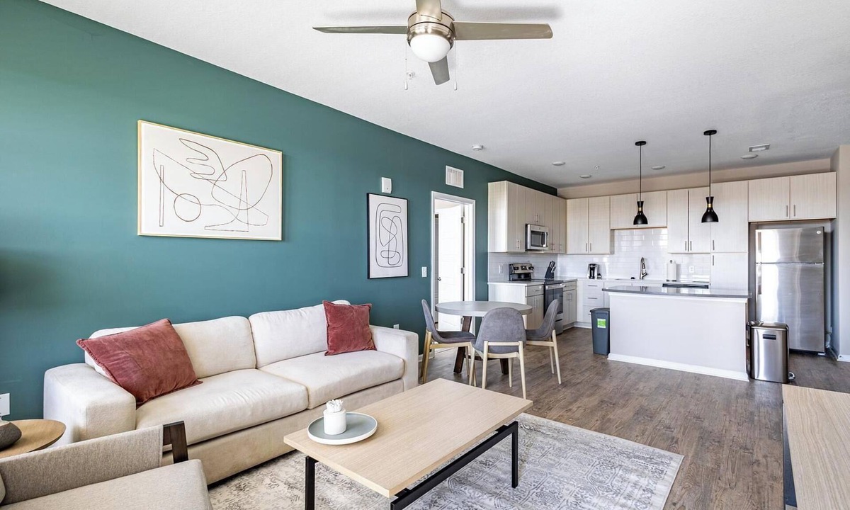 Kenton Apartment | Landing | Chic 2BD, Clubhouse, Yoga Studio