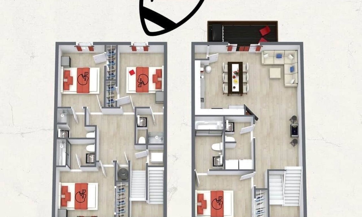 Bloomington Apartment | Memorial Field Lodge - 4 Bd Townhome by IU Sports