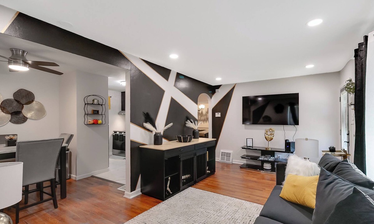 University City House | Milan Luxe Modern Glam Meets Cozy Comfort in University City!