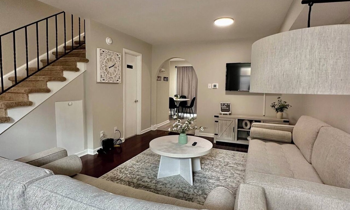 Gastonia Apartment | Modern Townhome w/Balcony Walk to FUSE Stadium