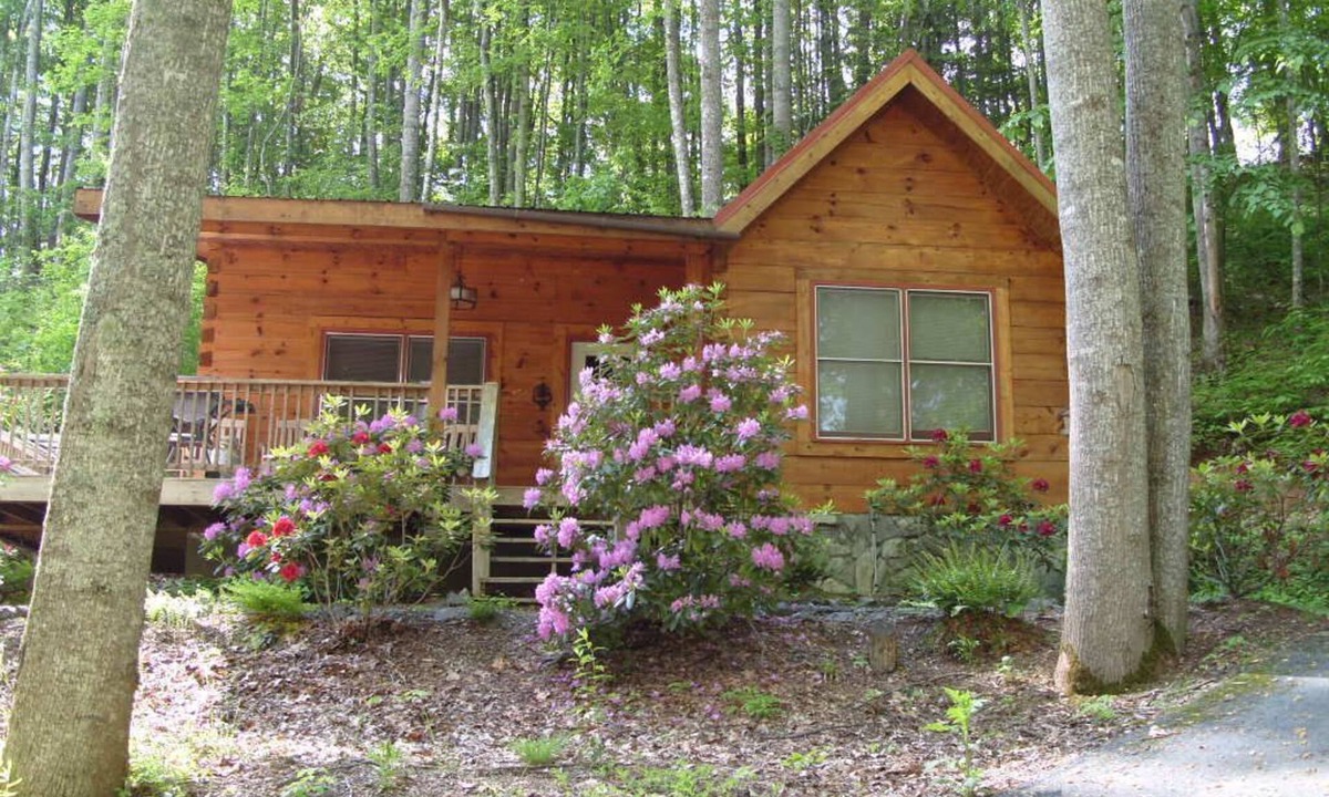 Waynesville Cabin | Moose Crossing Log Cabins, Waynesville N C 1/2 mile to Blue Ridge Pkwy.