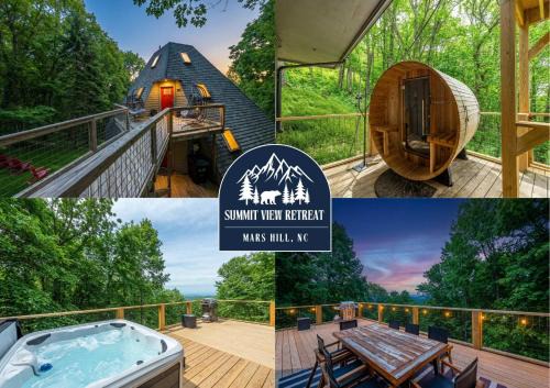 Wolf Laurel House | Mountain Views Private Sauna Wet Bar Hot Tub