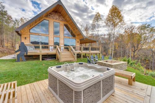 Andrews House | Nantahala Forest Cabin w/Fire Pits & Hot Tub!