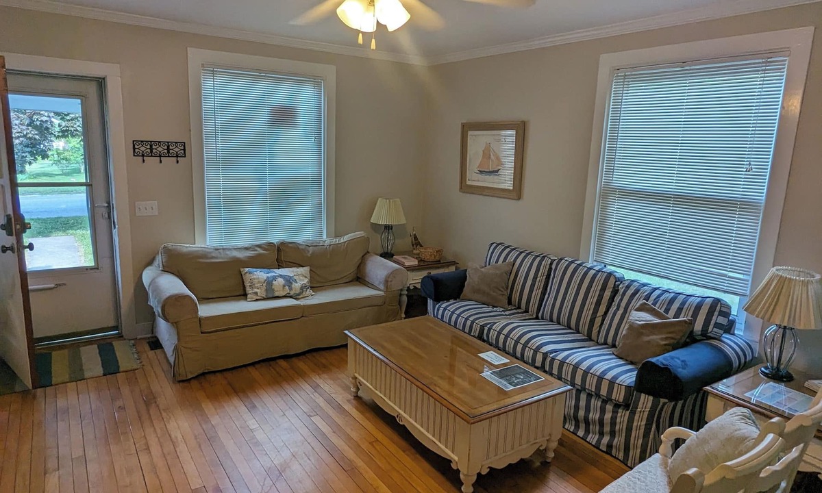 Charlevoix Cottage | Open, bright, pet-friendly cottage w/AC - walking distance to beaches & town!